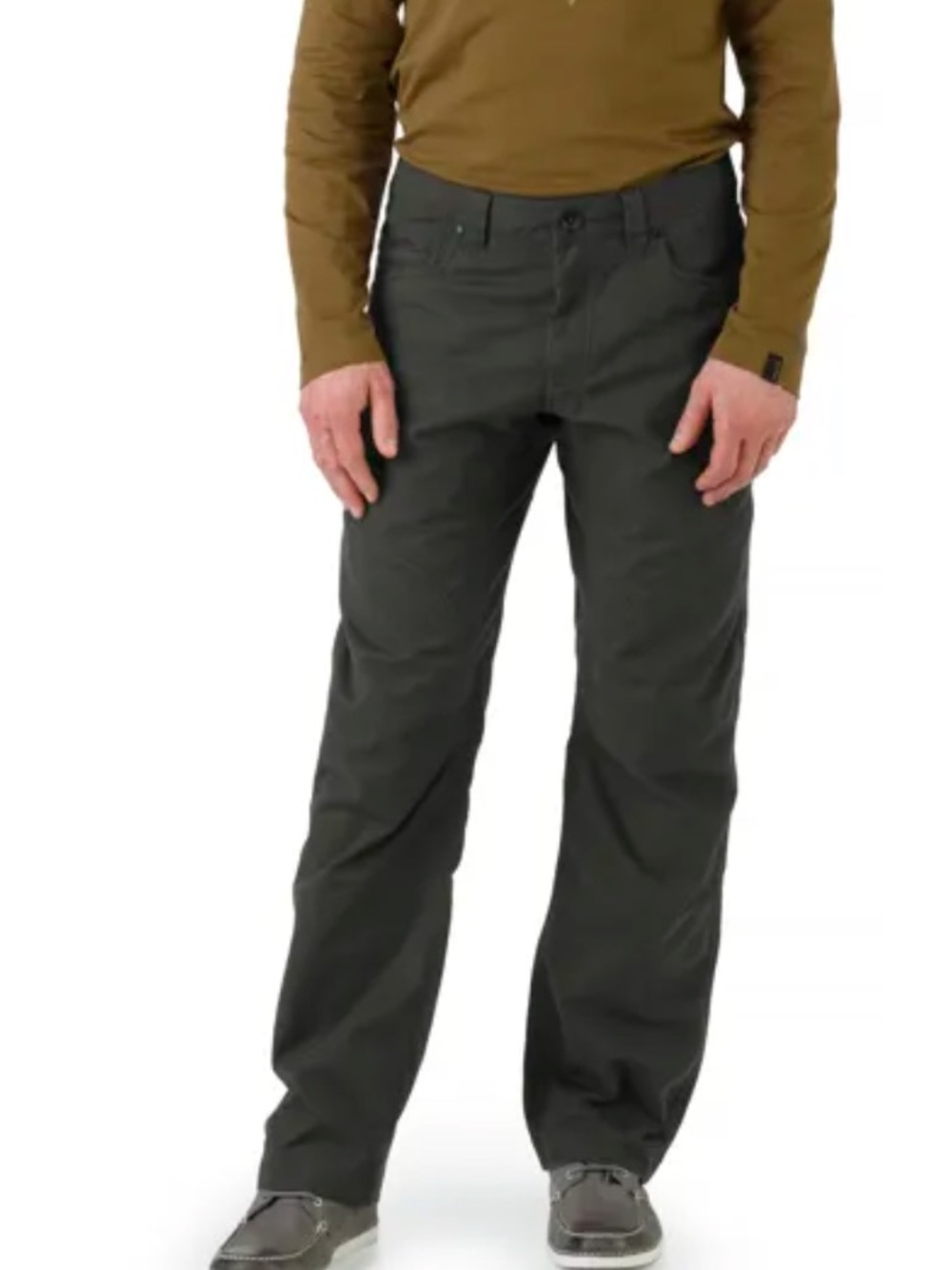 EUC Arc'teryx Cronin Cotton Pant Size Heavy Duty Climbing Utility Green 34” x32” - Picture 2 of 16